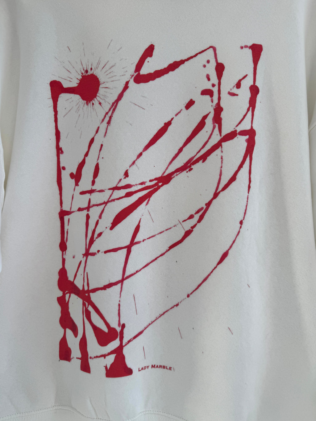 Lady Marble Hoodie - Original Marble Art Design
