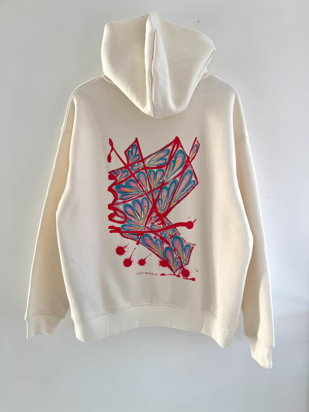 Lady Marble Hoodie - Original Marble Art Design